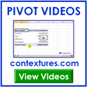 Pivot Table Video Tutorials
