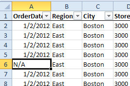 Dates entered as text