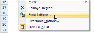 FieldSettings