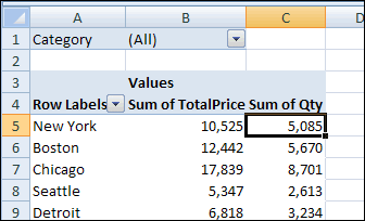 Pivot Table Field Name 01