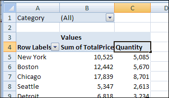 Pivot Table Field Name 03