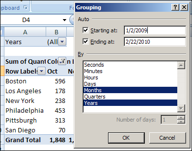 Manually Group Pivot Table Items