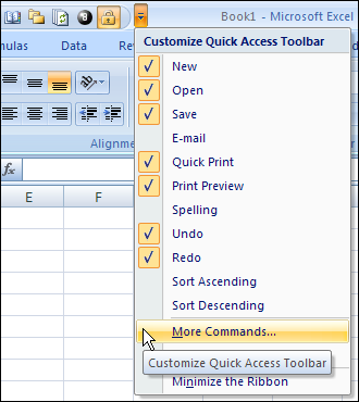 Add Pivot Table Wizard In Excel 2007