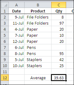 pivottableaverage01