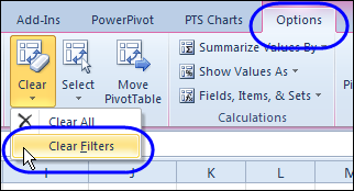 pivotclearfilters