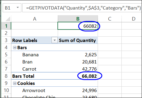 GetPivotData Problems With Subtotals