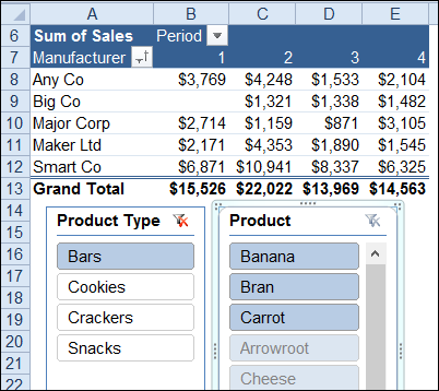 Problems Adding Slicers in Excel 2010