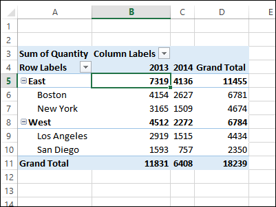 Format A Pivot Table In Excel 2003