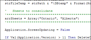 macro to combine data using a Union query