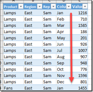 Unpivot Excel Data