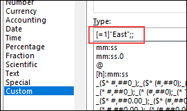 custom number format