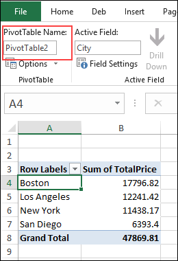 Excel Pivot Table Name Rules Excel Pivot Tables