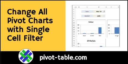 Change All Pivot Charts with Single Cell Filter