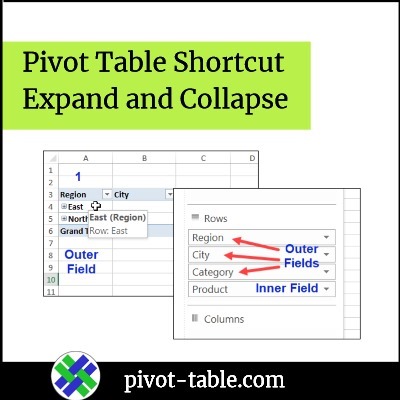 Pivot Table Expand and Collapse 