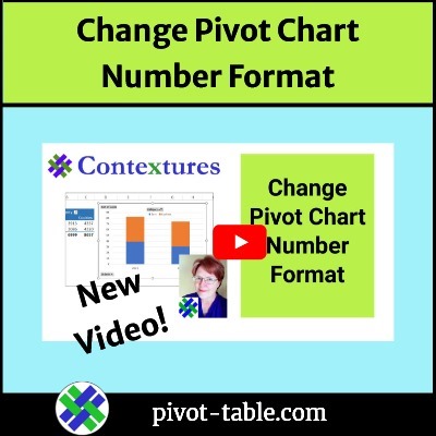 Change Pivot Chart Number Format Video