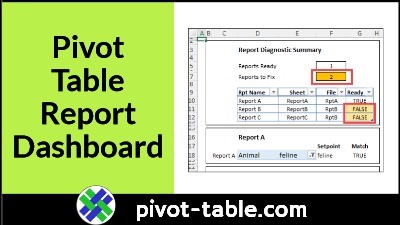 Excel Dashboard Check Pivot Table Filters Before Printing