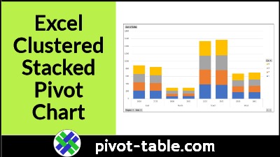 Easy Steps for Excel Clustered Stacked Pivot Chart