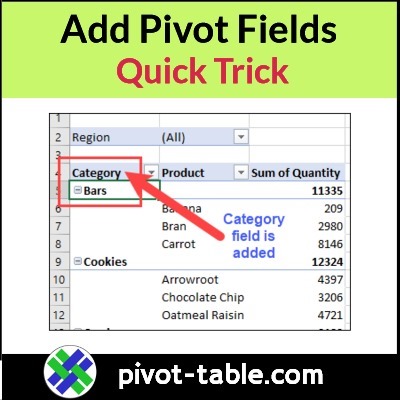 Quick Trick - Add or Move Excel Pivot Fields