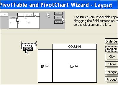 Pivot Table Wizard Layout